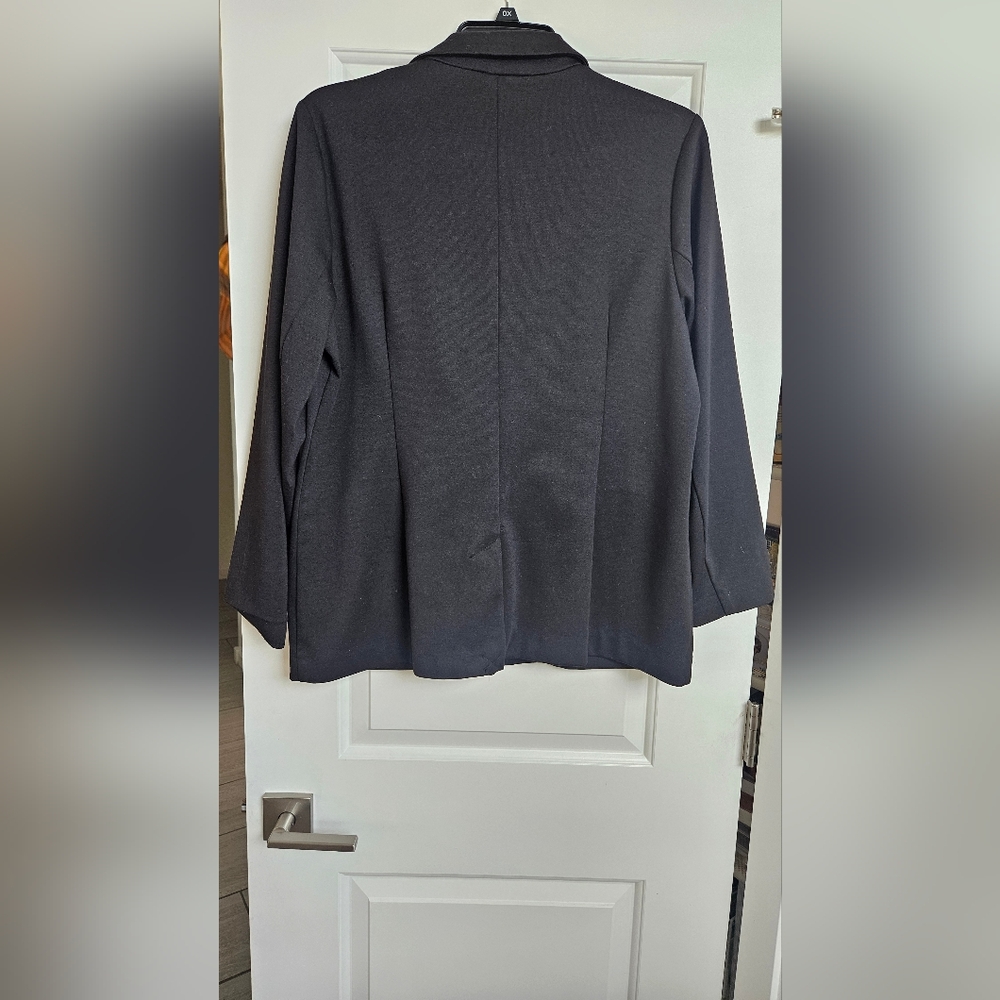 Nine West, black women suit jacket blazer, size XXL - Picture 4 of 8